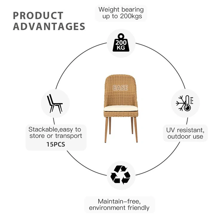 Bohemian Rattan Dining Chair