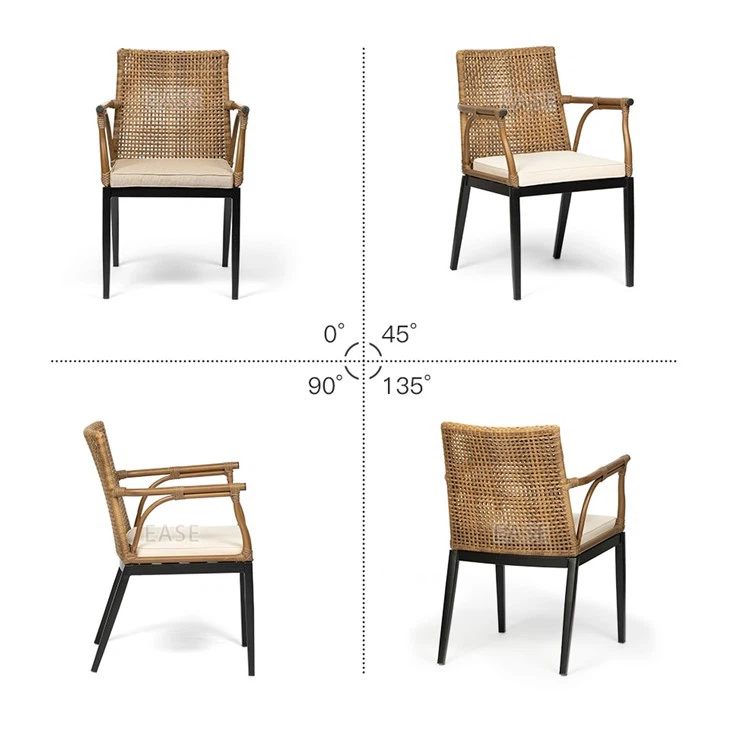 Rattan Tropical Woven Arm Chair